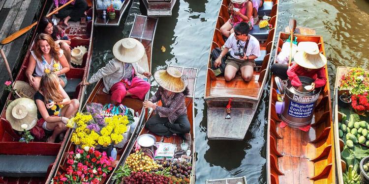 damnoen saduak floating market tour, tour from bangkok