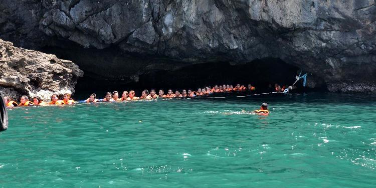 koh lanta snorkeling tour, emerald cave, tour 4 island koh lanta, koh lanta tour