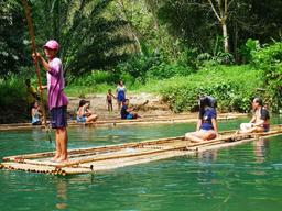 bamboo rafting khao lak
