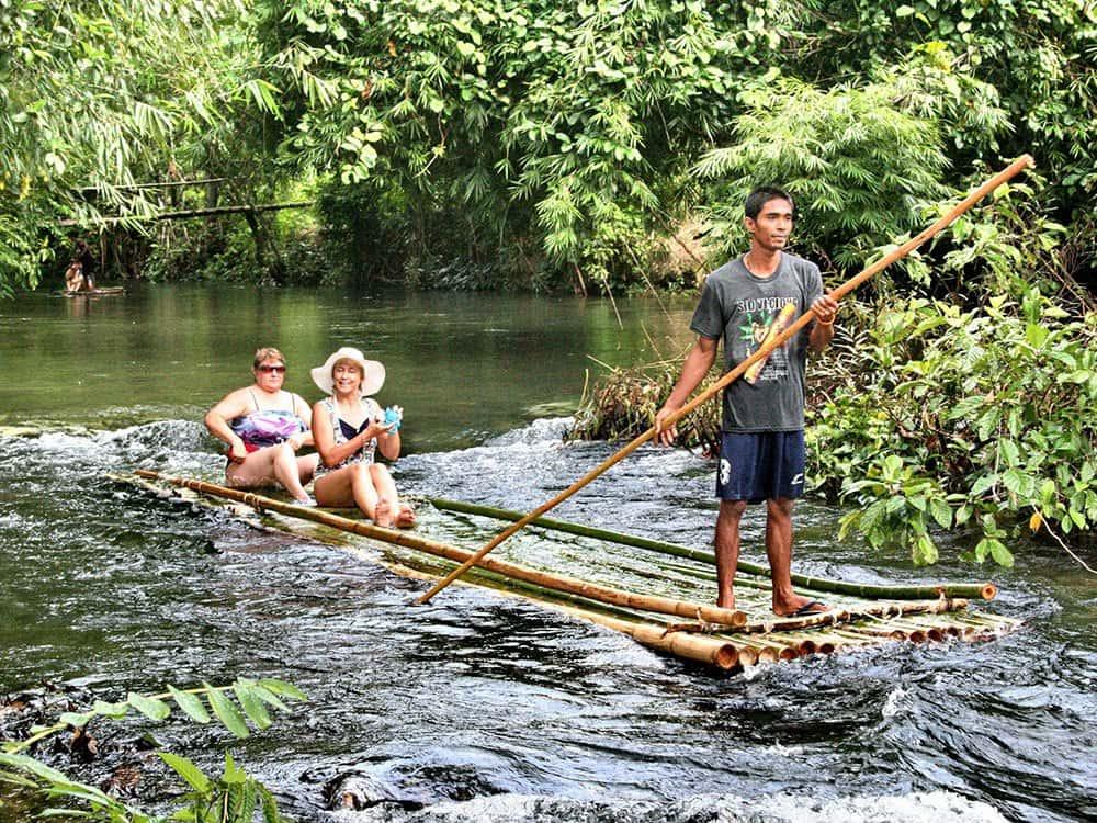 bamboo rafting khao lak