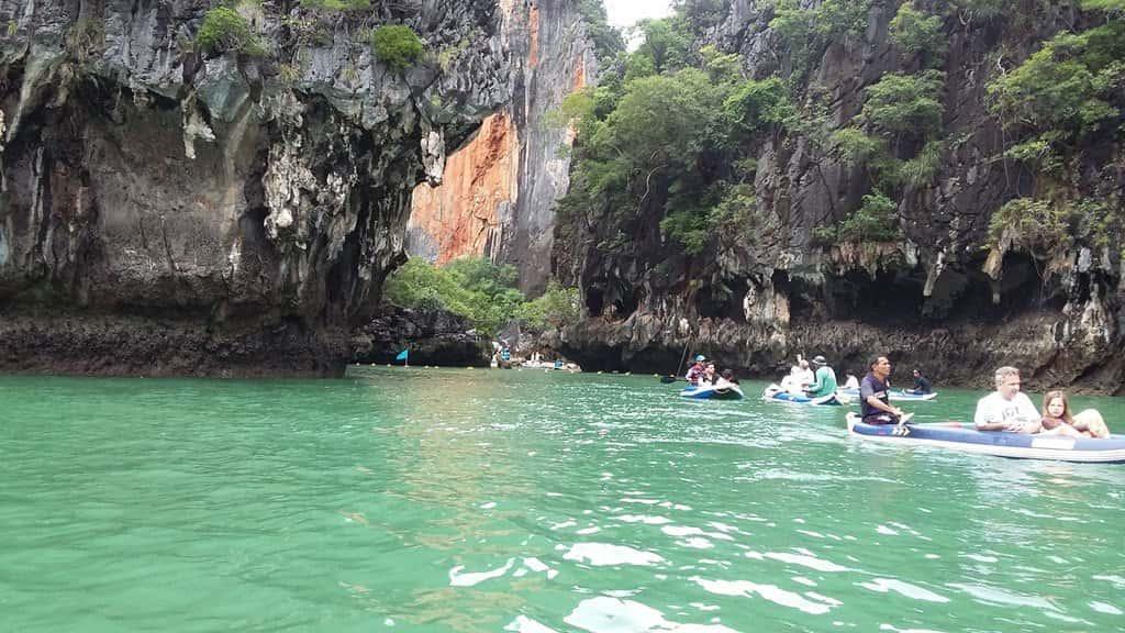 james bond island canoeing, speedboat from phuket