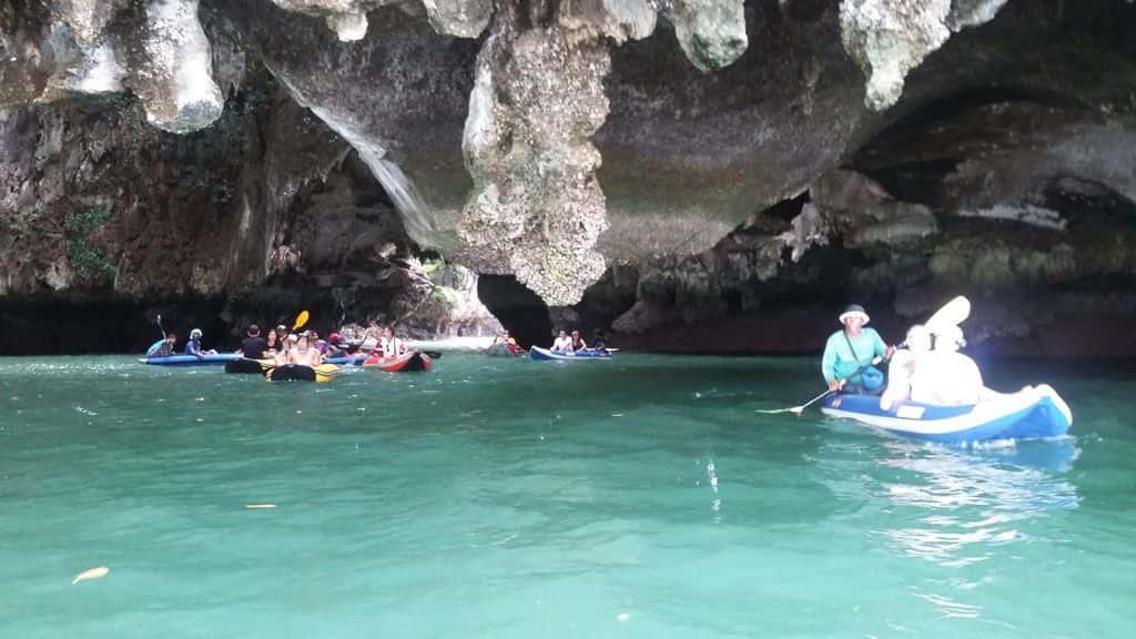 james bond island canoeing, speedboat from phuket
