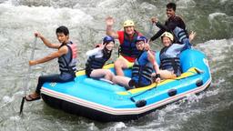 white water rafting and ziplining, tour from phuket