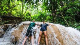 bua tong sticky waterfalls, jungle trekking chiang mai