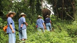 white water rafting and elephant care