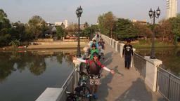 chiang mai, city bike, bike tour, sunset