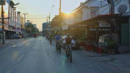 chiang mai, city bike, bike tour, sunset