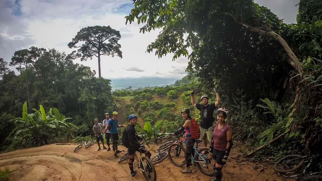 hike and bike, doi suthep national park, chiang mai