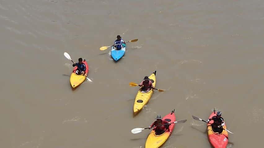 kayaking, ping river, chiang mai
