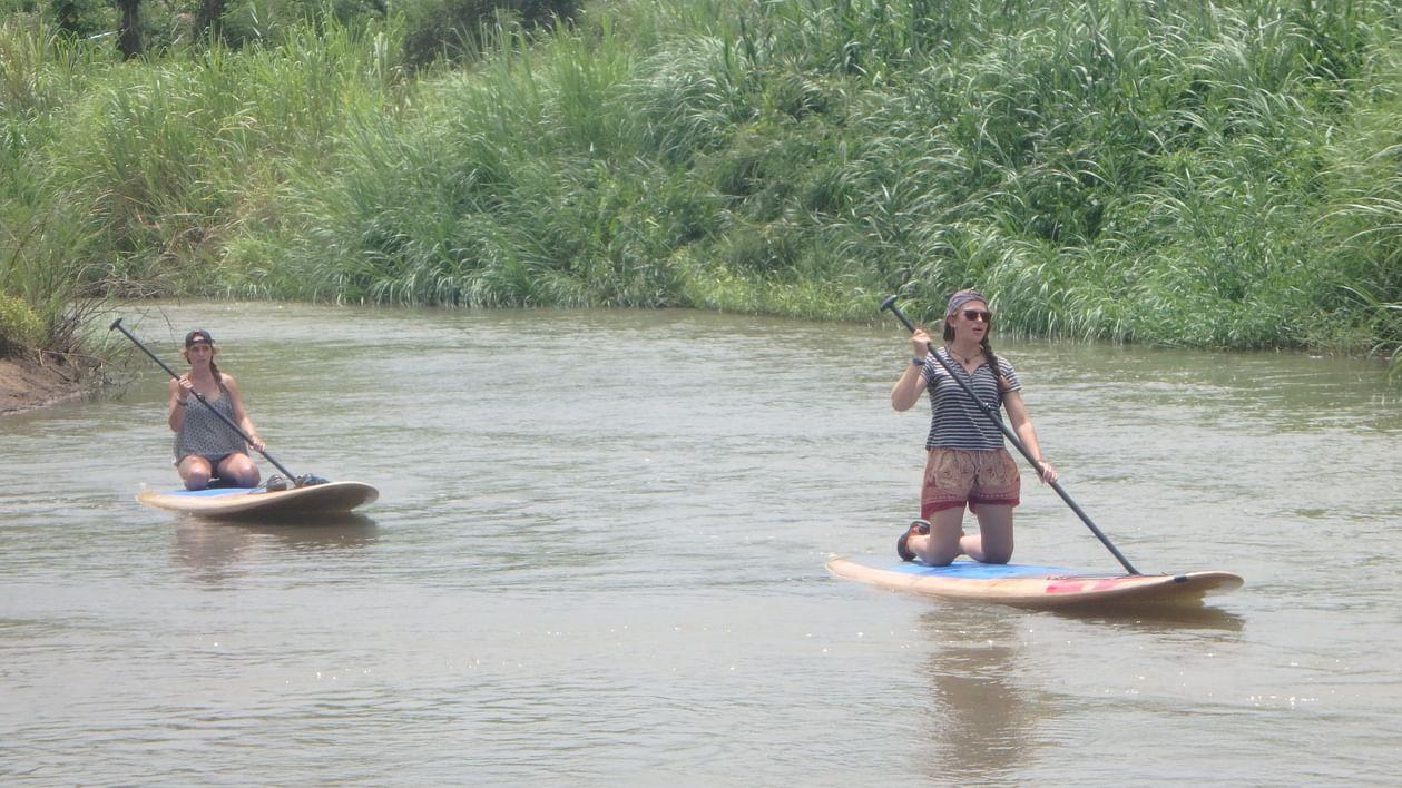 stand up paddle board, mae ping river, chiang mai